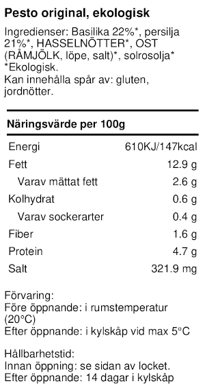 Produktetikett